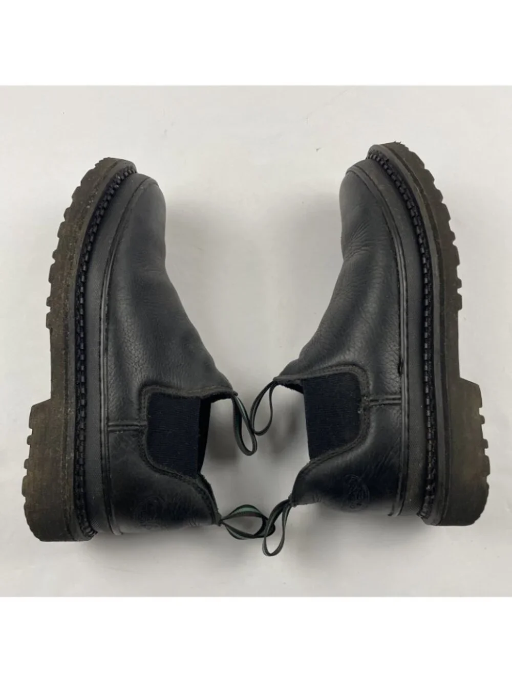 Georgia Boot Giant Romeo Mens 8 M Black Leather Work Shoe Soft Toe